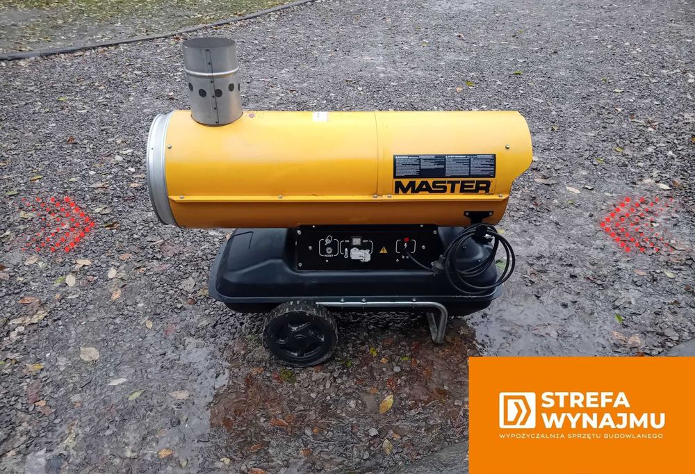Wynajem nagrzewnica olejowa odprowadzaniem spalin Master BV110E Lublin