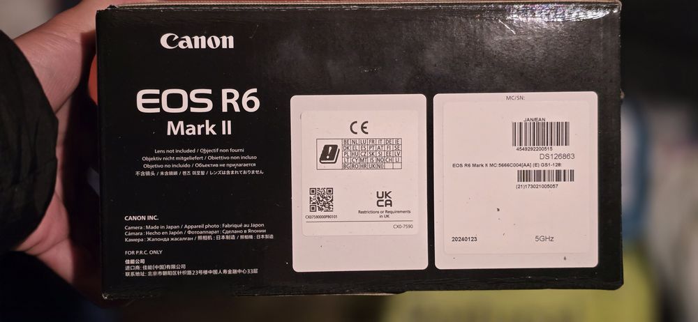 Canon eos R6 Mark ii