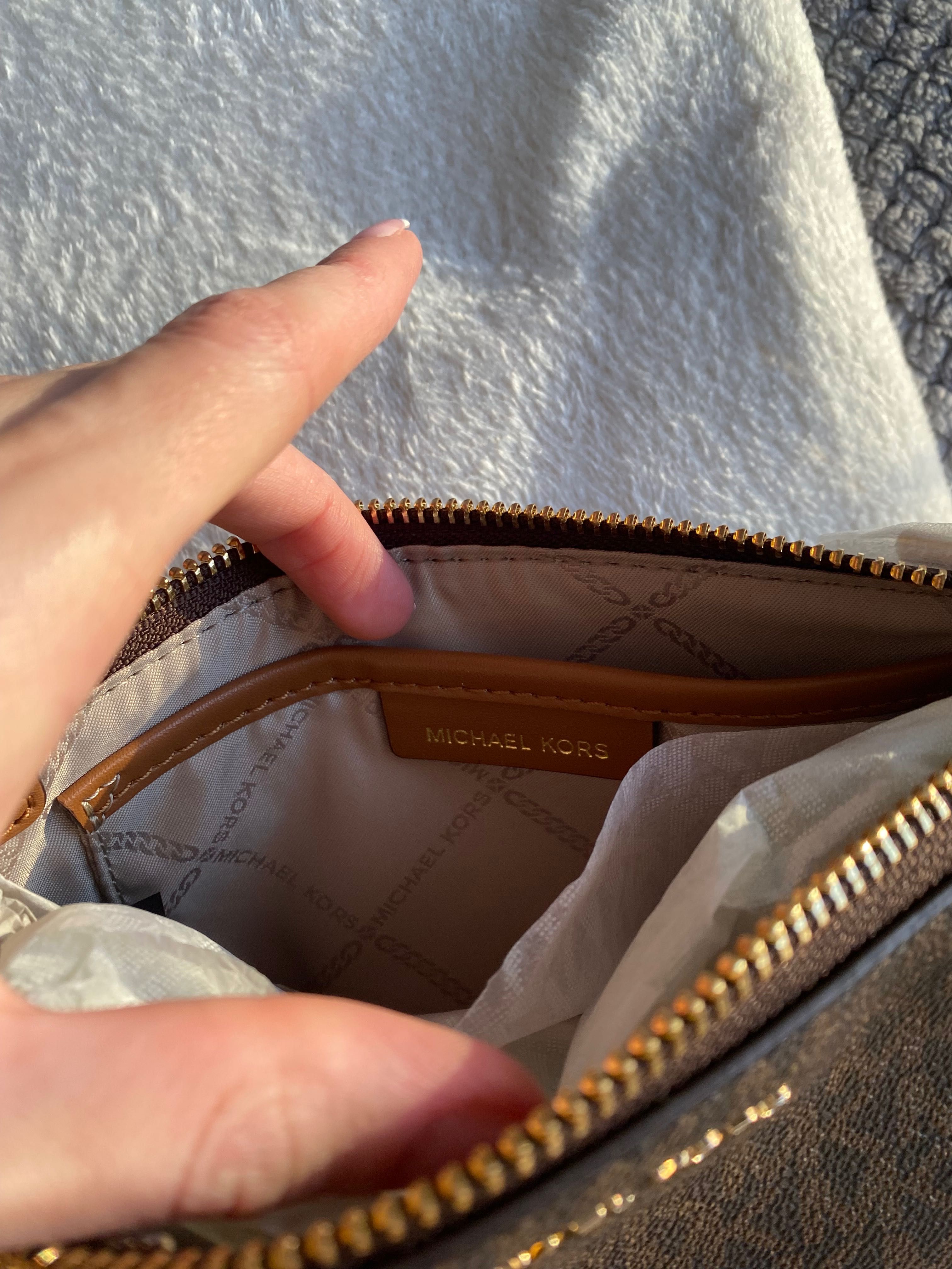 Brązowa torebka Michael Kors Jet Set Bag