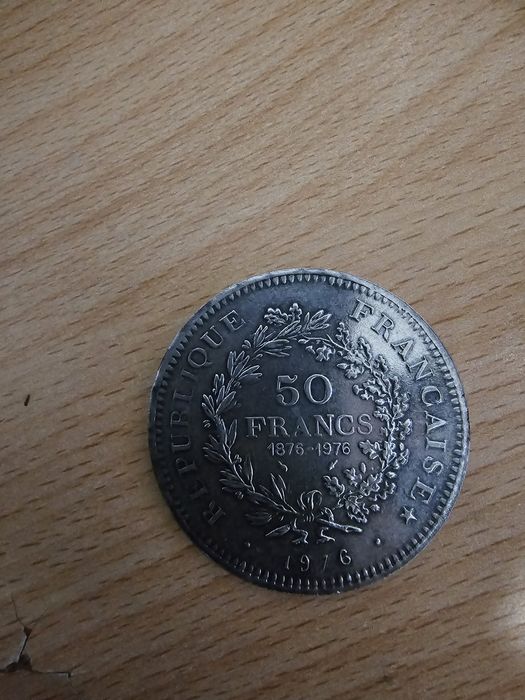 Moeda 50 francs 1976
