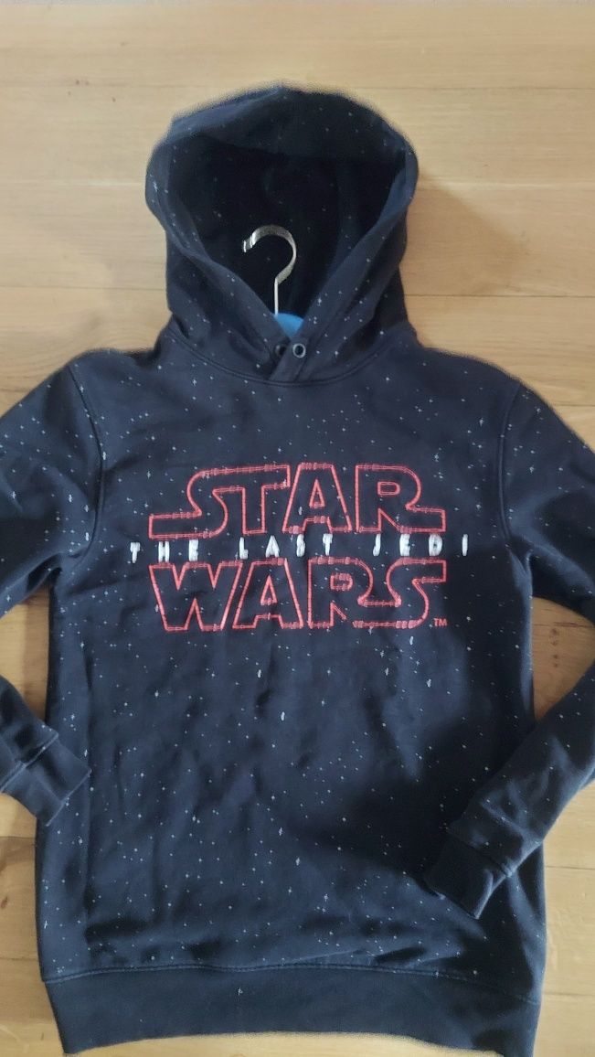 Bluza kangurka black cotton Star Wars r 158