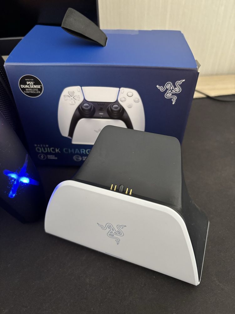 Comando personalizado e carregador razer