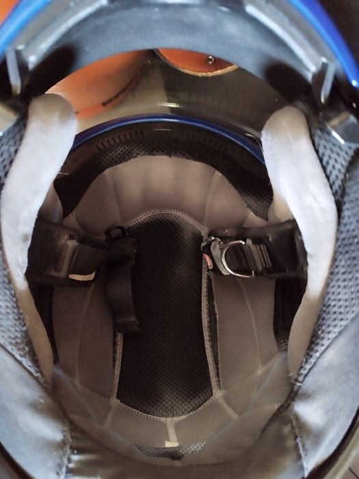 Capacete AGV Azul Metalizado