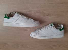 Модные мужские белоснежные кроссовки Adidas Stan Smith оригинал