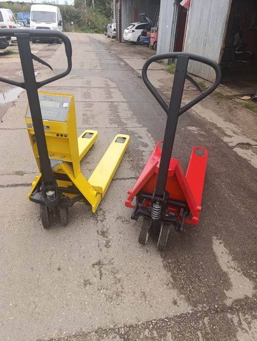 Wózek paletowy z waga 100%sprawny