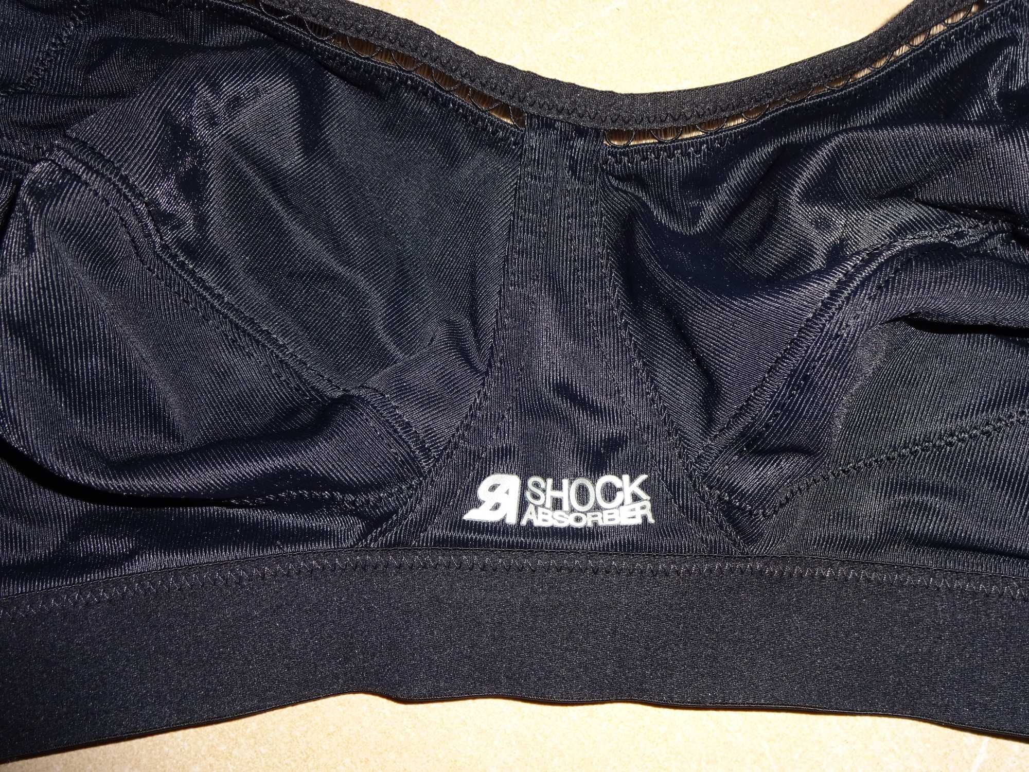 SHOCK ABSORBER oryg. czarny sportowy biustonosz Okazja 70E