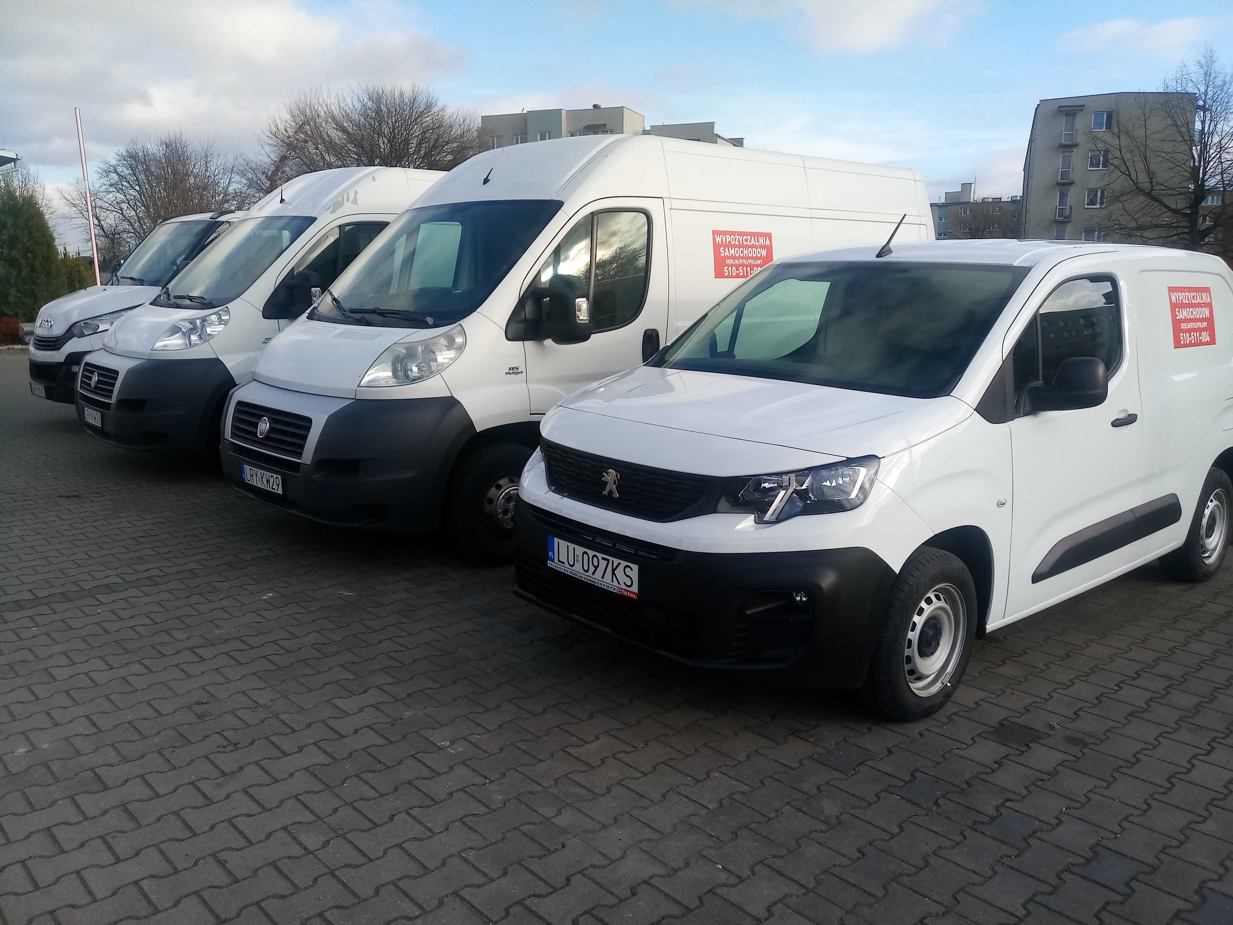 Wynajmę wypożyczę busa Fiat Ducato wypożyczalnia samochodów wynajem