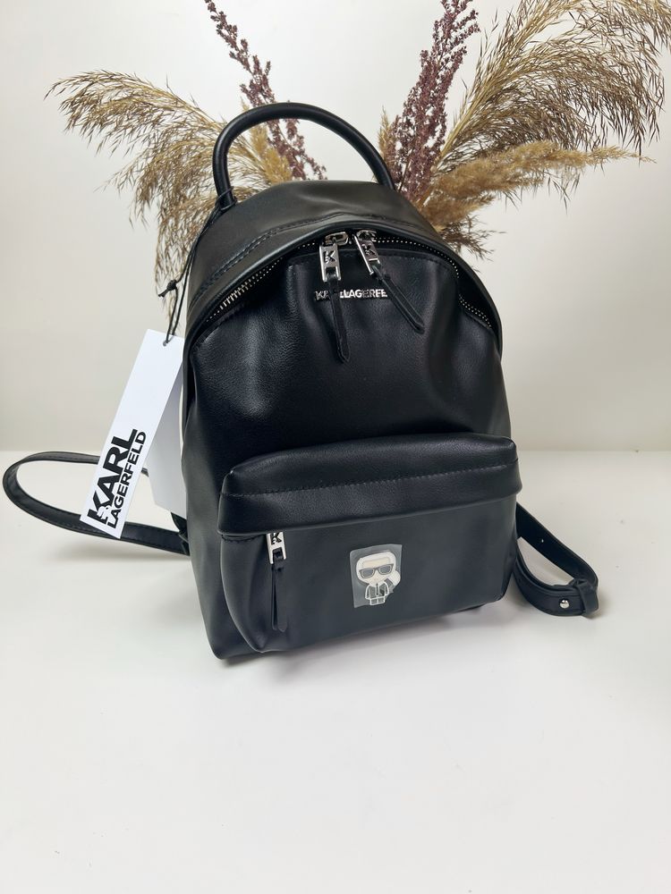 Шкіряний рюкзак жіночий Karl Lagerfeld K/IKONIK METAL PIN BACKPACK