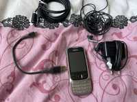 Nokia 6303 + okablowanie AV słuchawki ładowarka