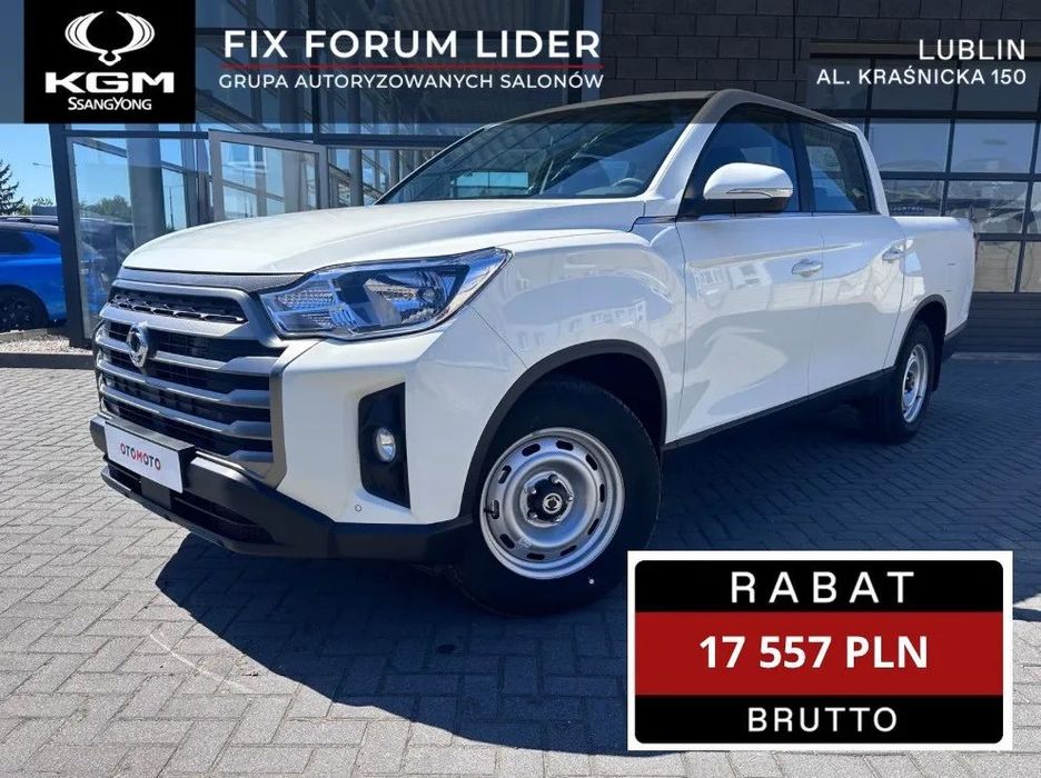 SsangYong/KGM Musso JOY 4x4 PICK-UP 2.2 Diesel 202KM Manual Nowy 2025