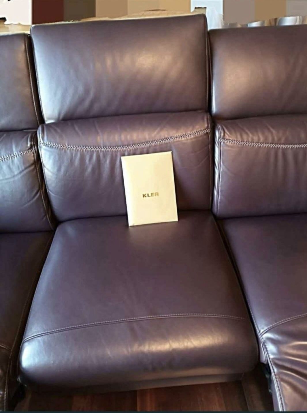 Sofa skorzana Kler 3 ii 2 osobowa