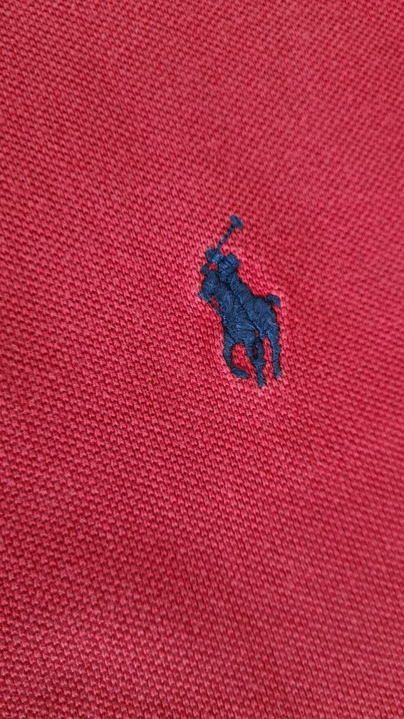 Polówka Koszulka Polo Ralph Lauren. Czerwona. XXL. Drip y2k Swag