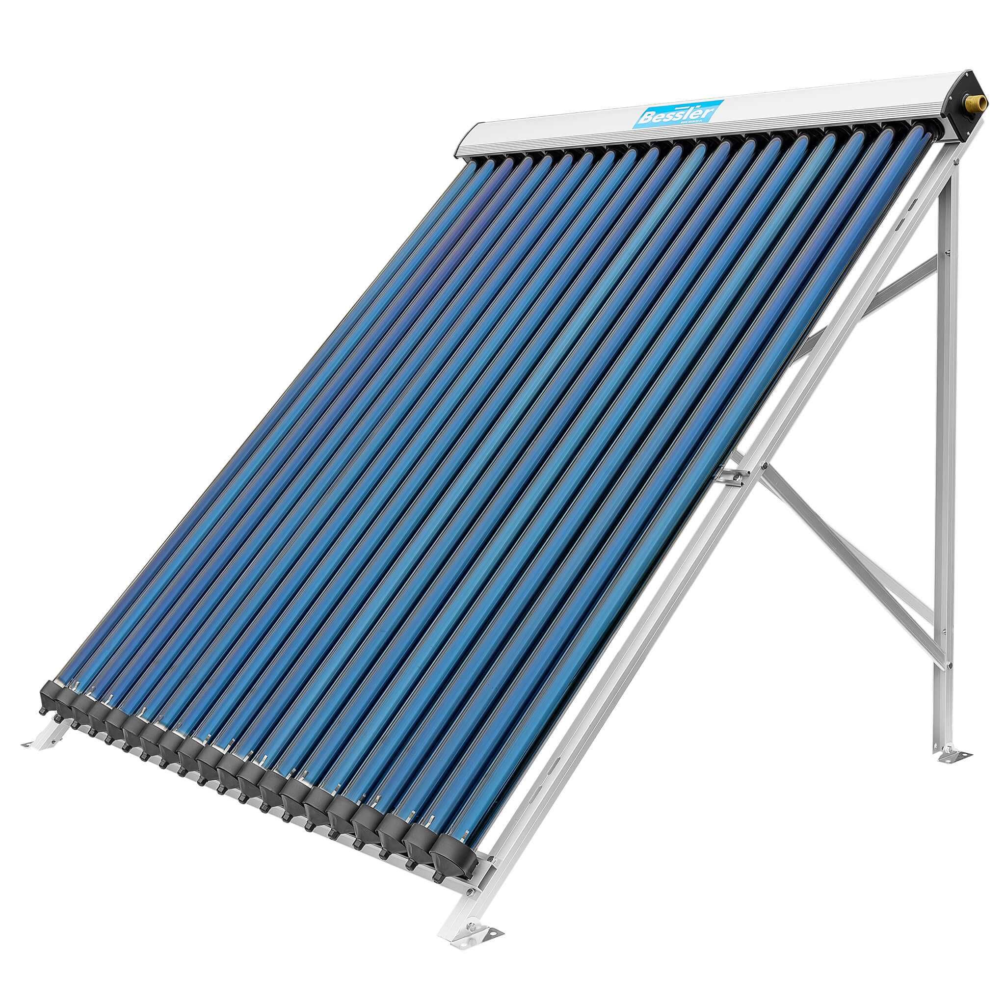 Próżniowy kolektor słoneczny przepływowy HSC15 - Solar KeyMark