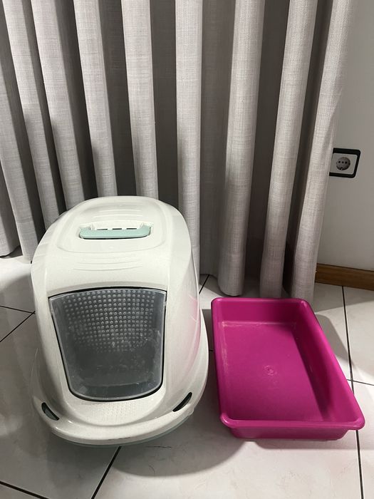 Caixa de areia para gato