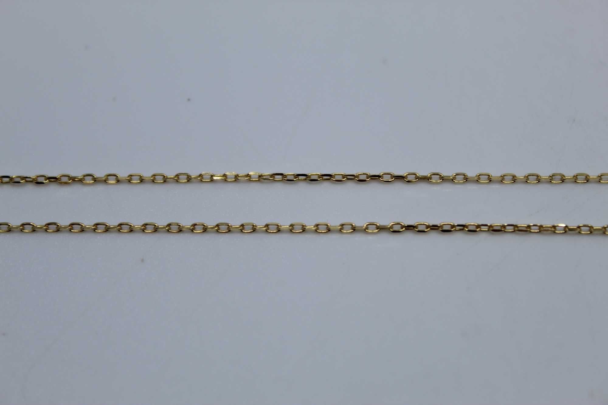Złoto/Złoty łańcuszek damski 585 14K 1,83 g 50cm Ankier Nowe Okazja