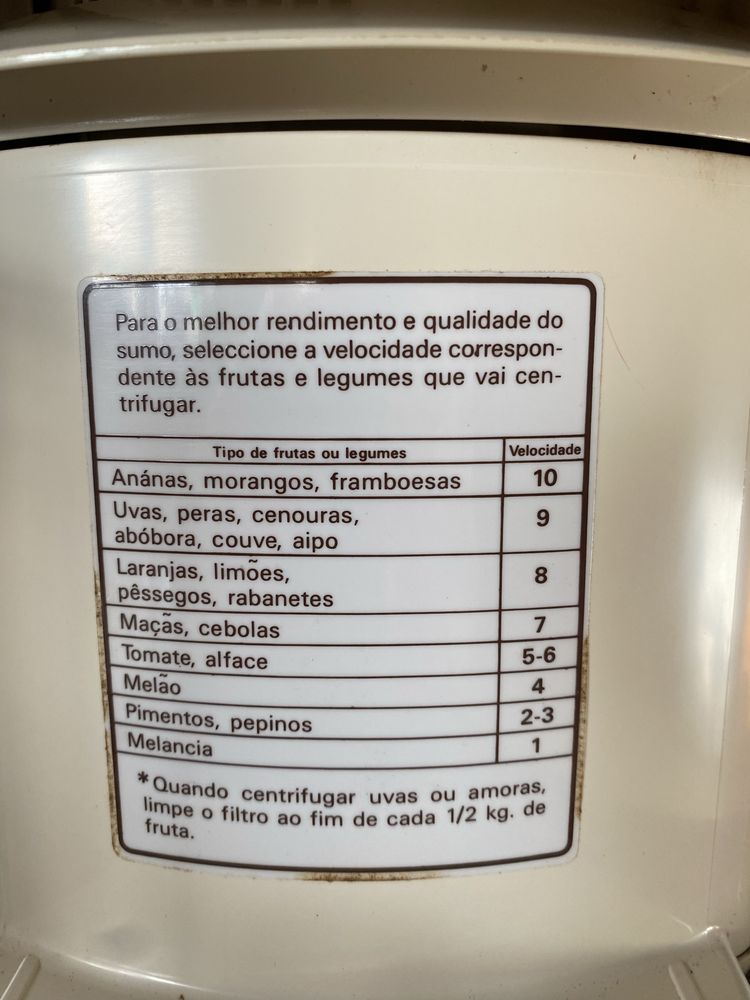 Maquina de fazer sumos naturais