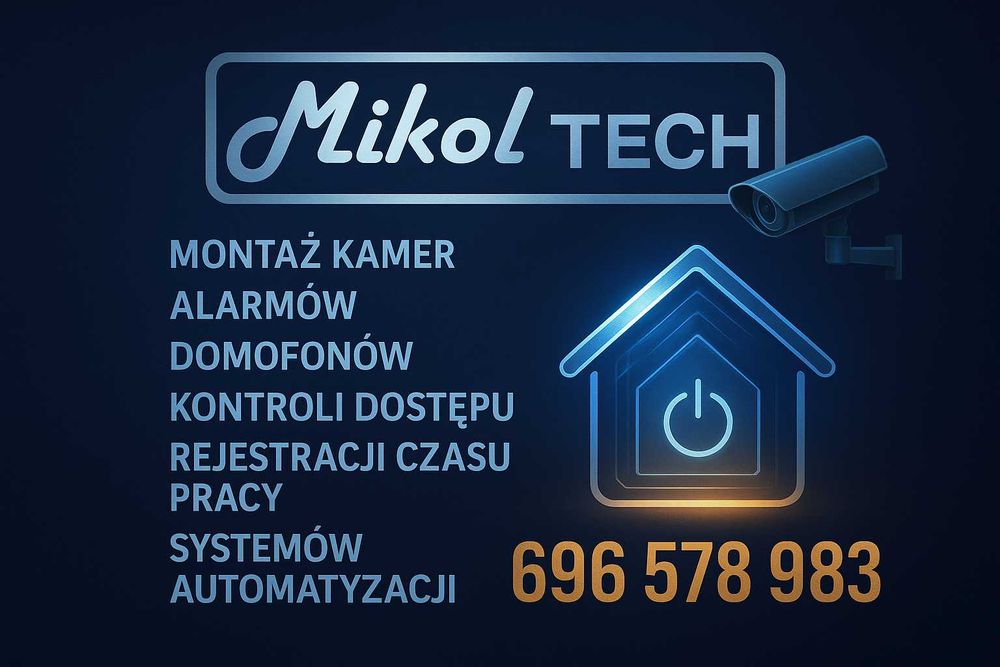 Montaż kamer | systemy alarmowe | automaty do bram | domofony