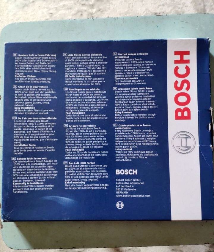 НОВЫЙ фильтр салона Bosch M2188