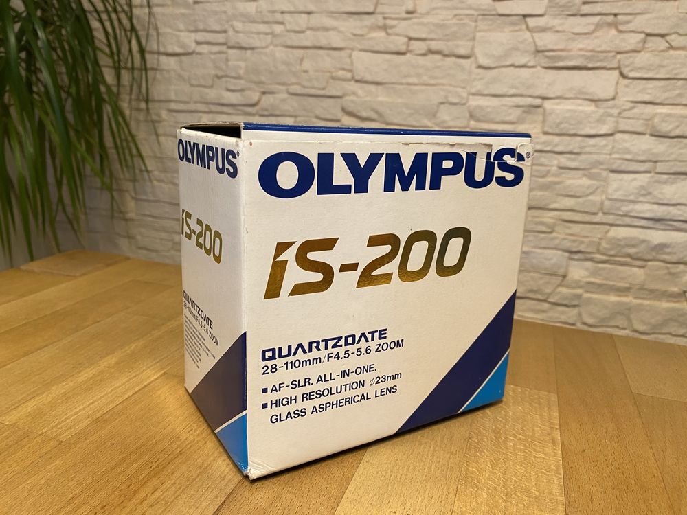 Olympus IS-200, 28-110mm - aparat analogowy, cały komplet, Nowy !