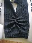 Leginsy push up marszczone czarne