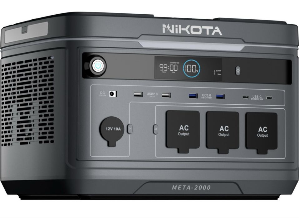 Продам портативну зарядну станцію nikota пікова потужність 4000 ват