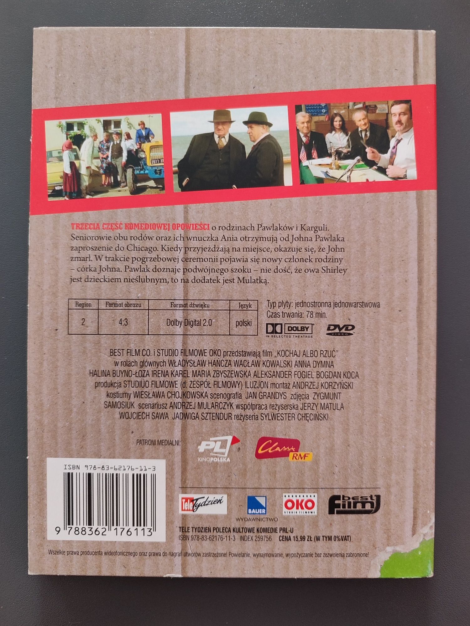 Kochaj albo rzuć płyta DVD