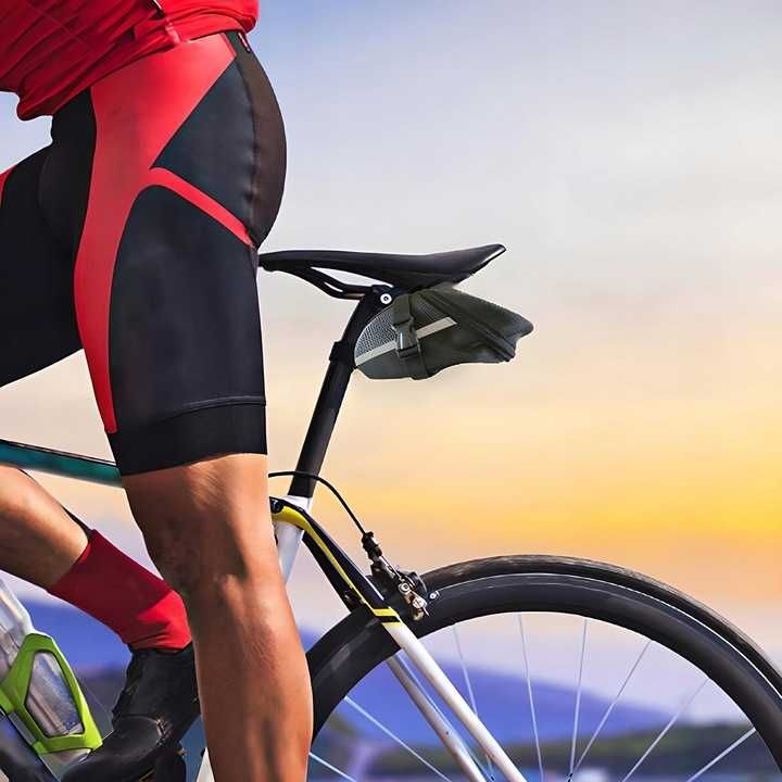 Torba Sakwa Rowerowa pod Siodełko wodoodporna. Schowek podsiodłowy.