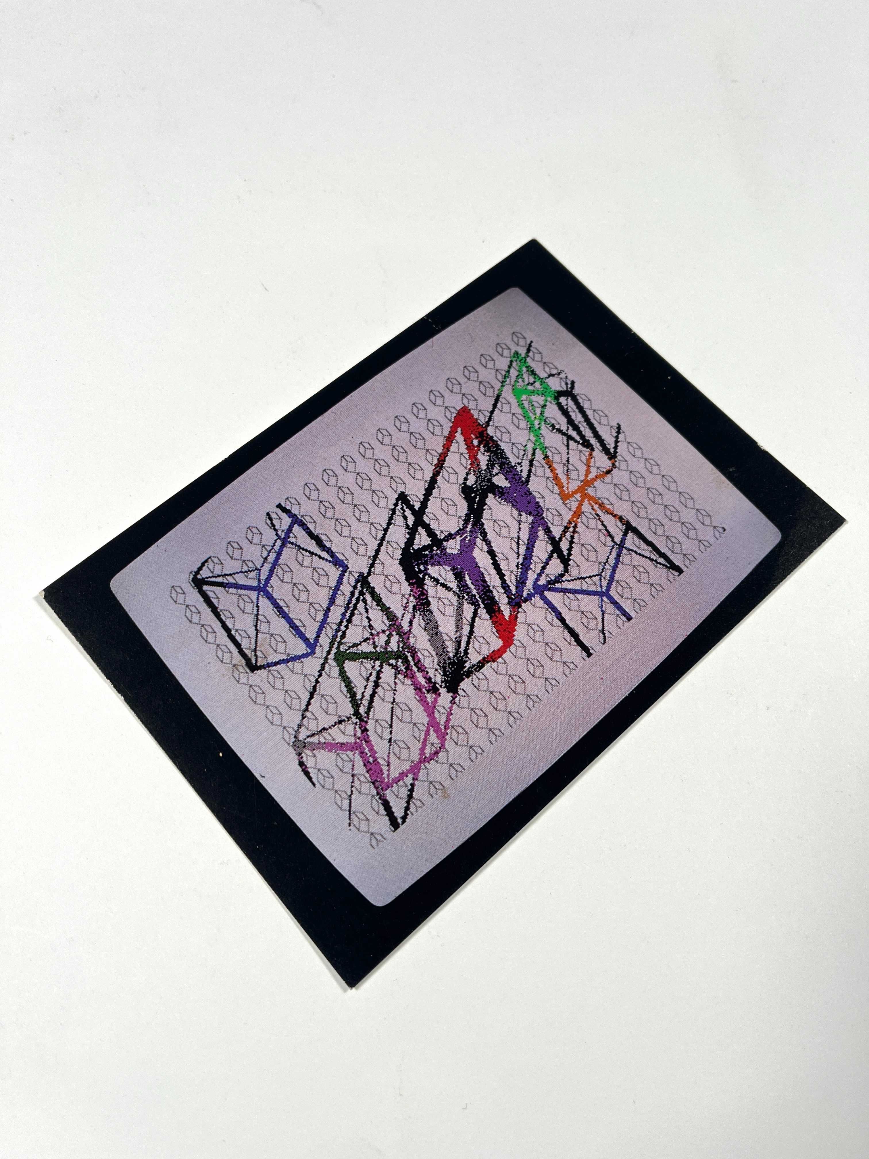 Postal E.M. de Melo e Castro 1988 Galeria Diferença