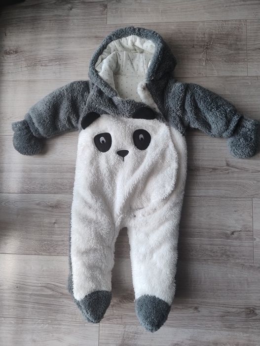 Kombinezon, futro, yeti zimowe Next baby. 9-12 miesięcy.