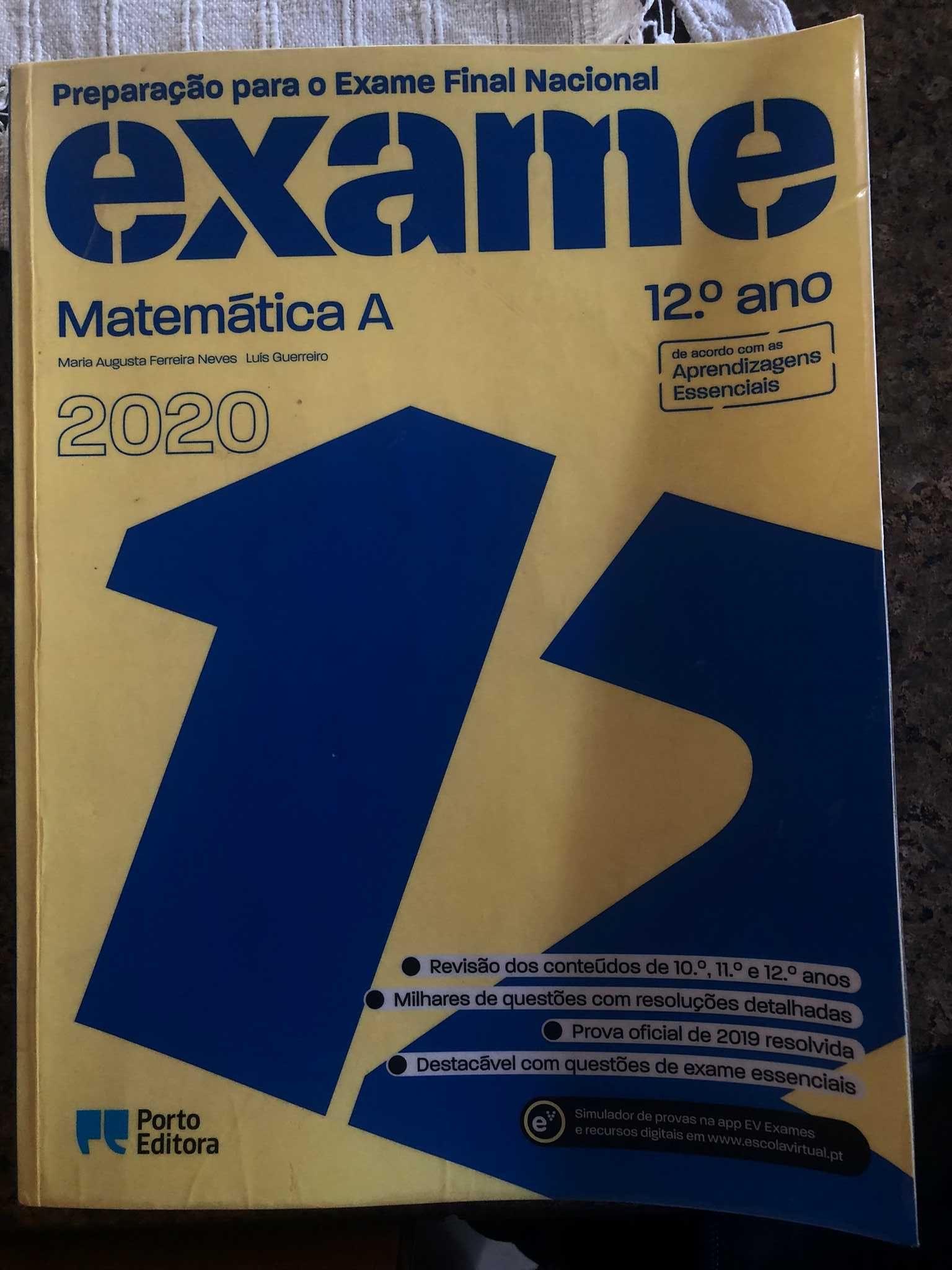 Livro EXAME- Matemática A