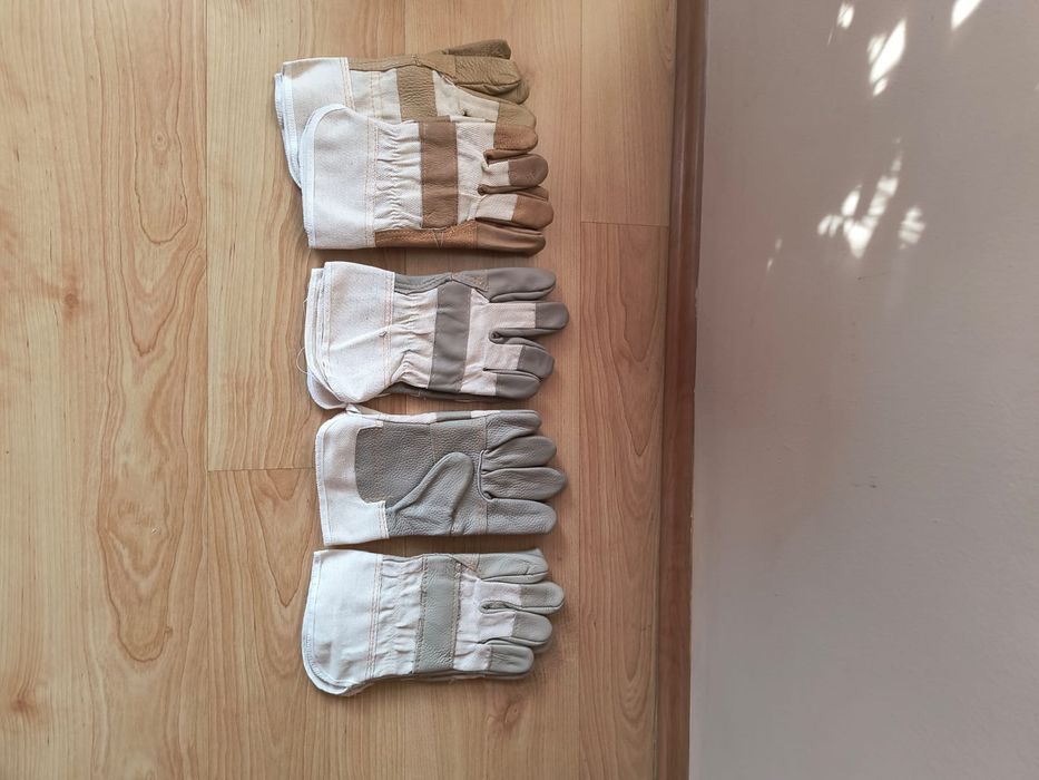 Rękawice robocze skórzane 100 sztuk