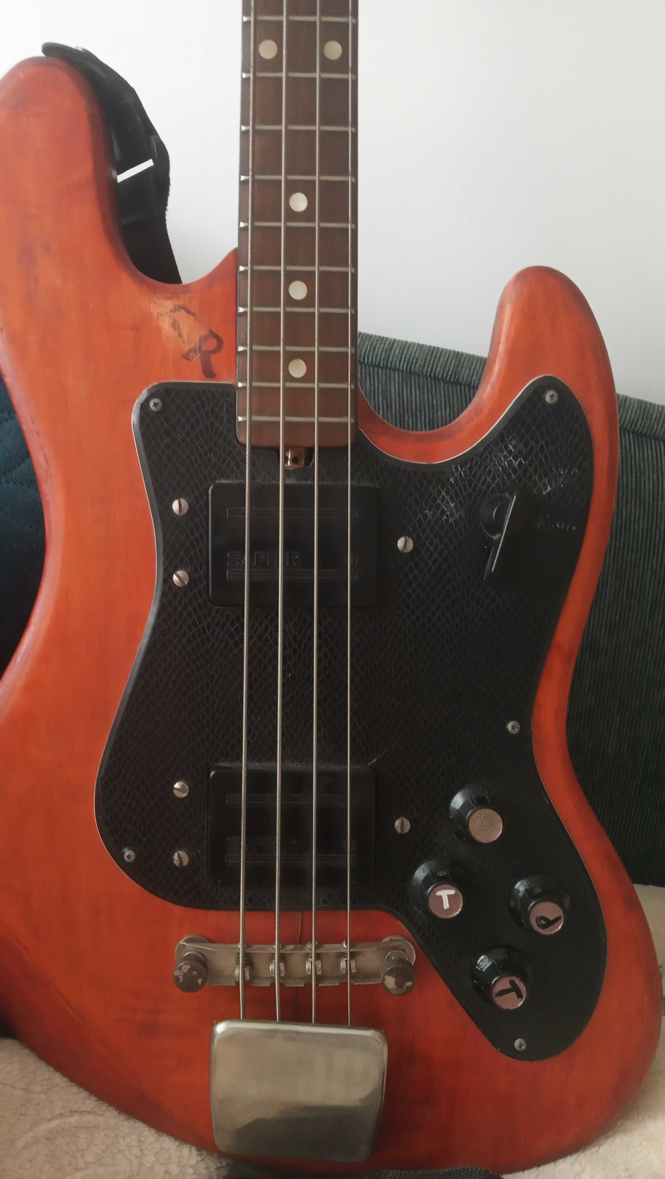 Gitara basowa Jolana Galaxis kompletna