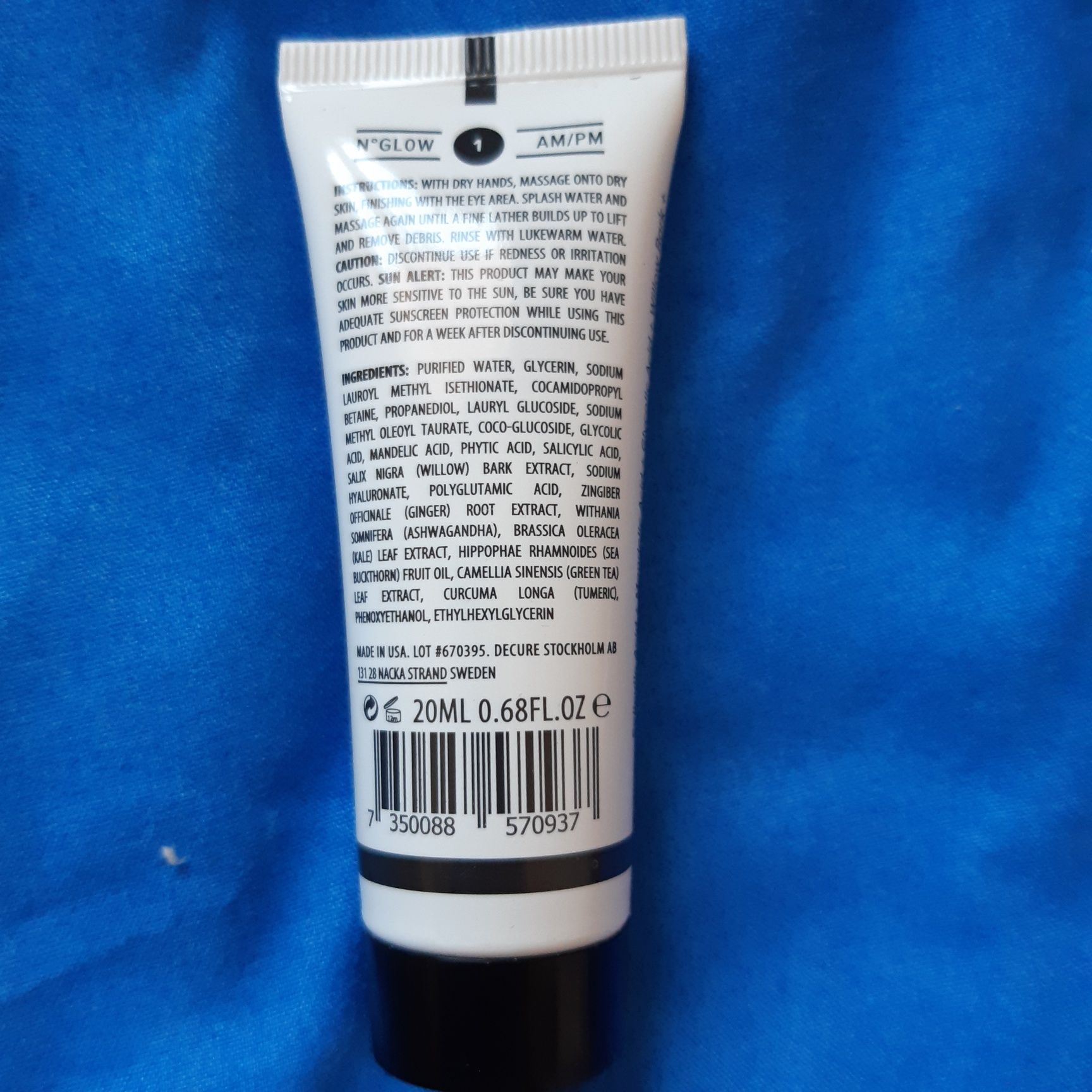 de_cure N°glow cleanser żel do mycia twarzy