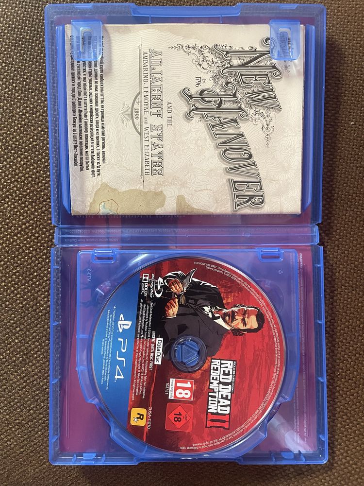 Red dead redemption 2 PS4 Диск