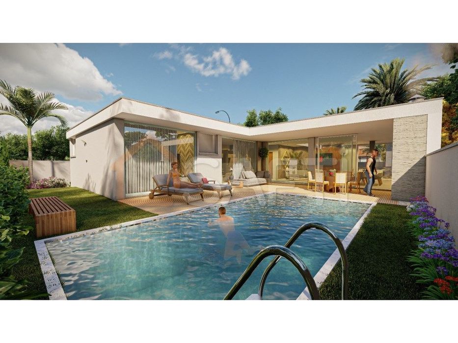 Moradia chave na mão com piscina