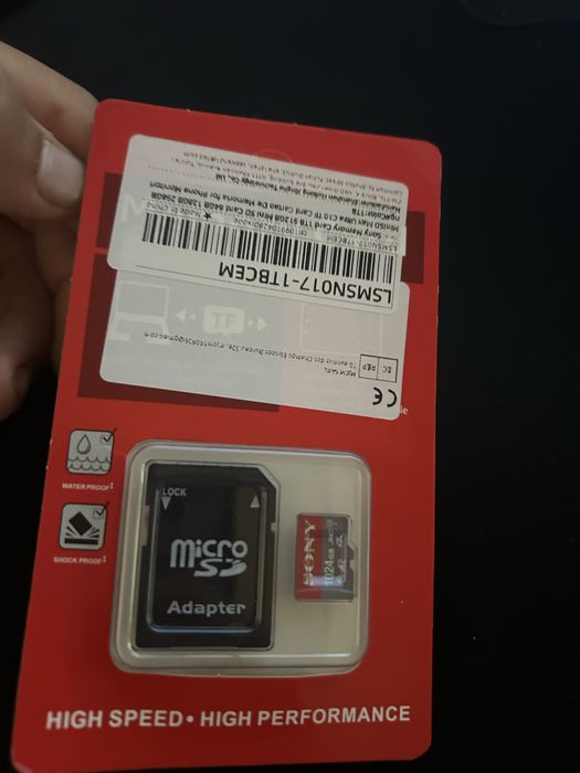 Cartão de memória Sony 1024g / 1 tb