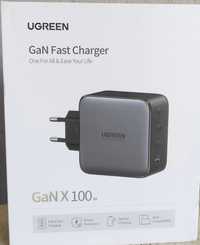 Зарядний пристрій Ugreen GAN X 100W 3 Type-C+USB-A PD 3.0 QC4.0