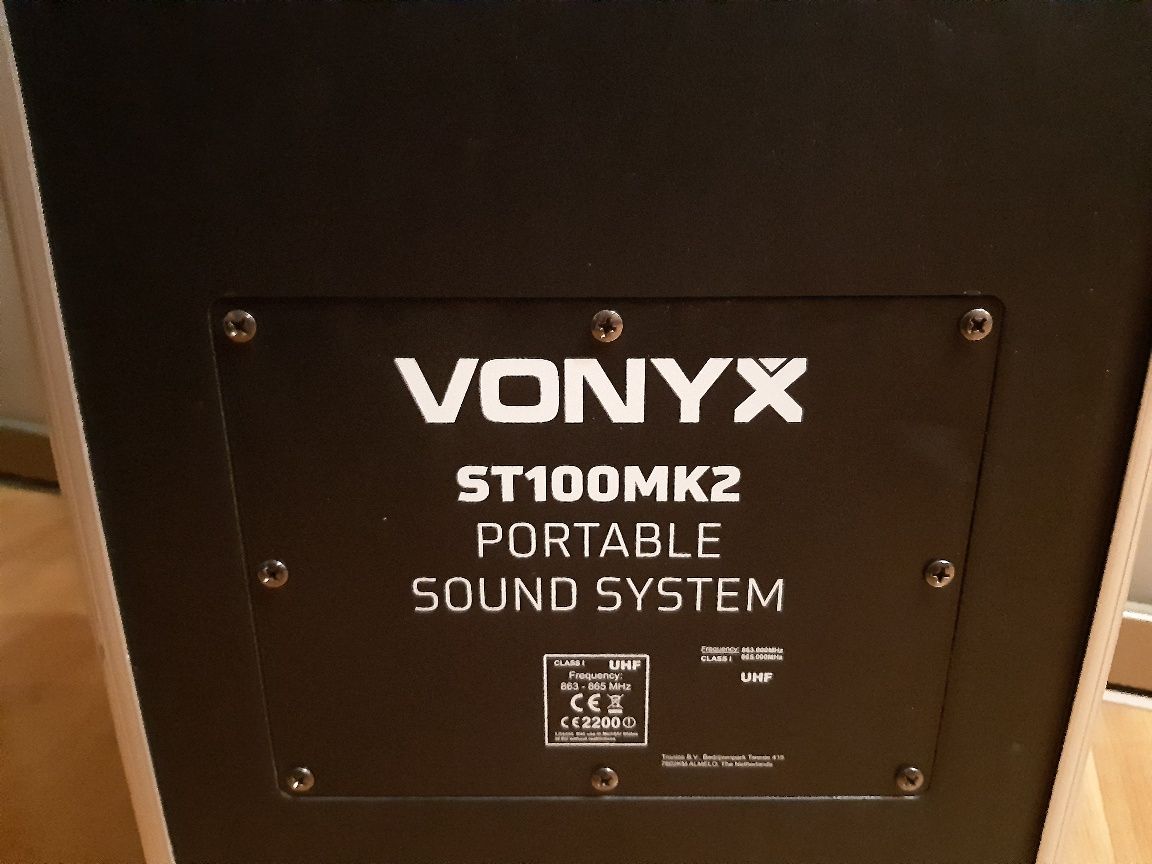 Kolumna aktywna VONYX ST100 MK2 250W, CD,SD,bluetooth,MP3-uszkodzona
