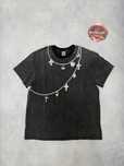 футболка Number Nine skeleton chain skeleton rick owens