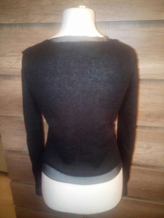Sweter Only wełna/tiul S/M
