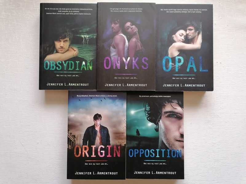 Lux 1-5 Jennifer Armentrout Obsydian, Onyks, Opal, Origin, Opposition