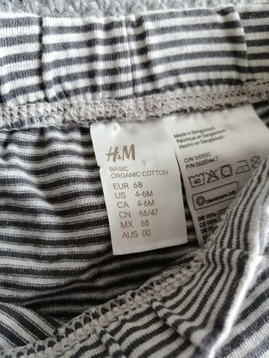 Krótkie spodenki w paski 68 H&M