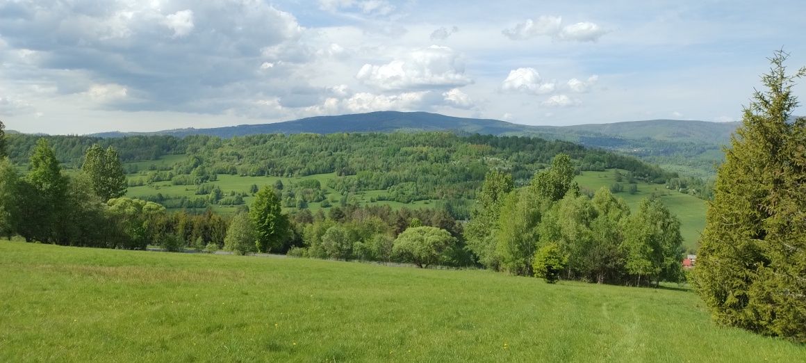 Piękna widokowa działka w sercu Beskidów Bezpośrednio.