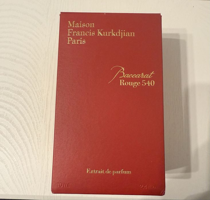 Maison Francis Kurkdjian Paris Baccarat Rouge 540