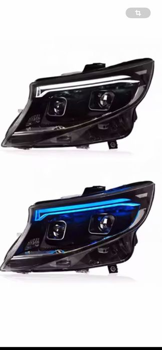 Передние фары Мерседес Бенц V-Class Vito w447