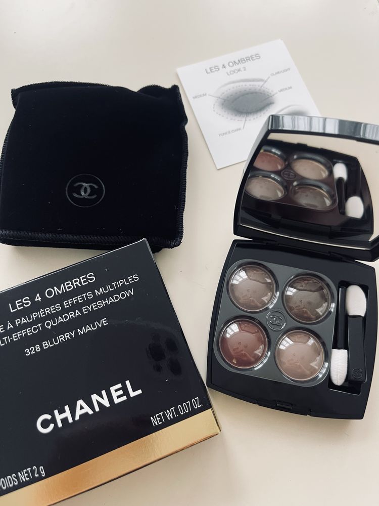 Тіні для повік Chanel Les 4 Ombres, 328 Blurry Mauve