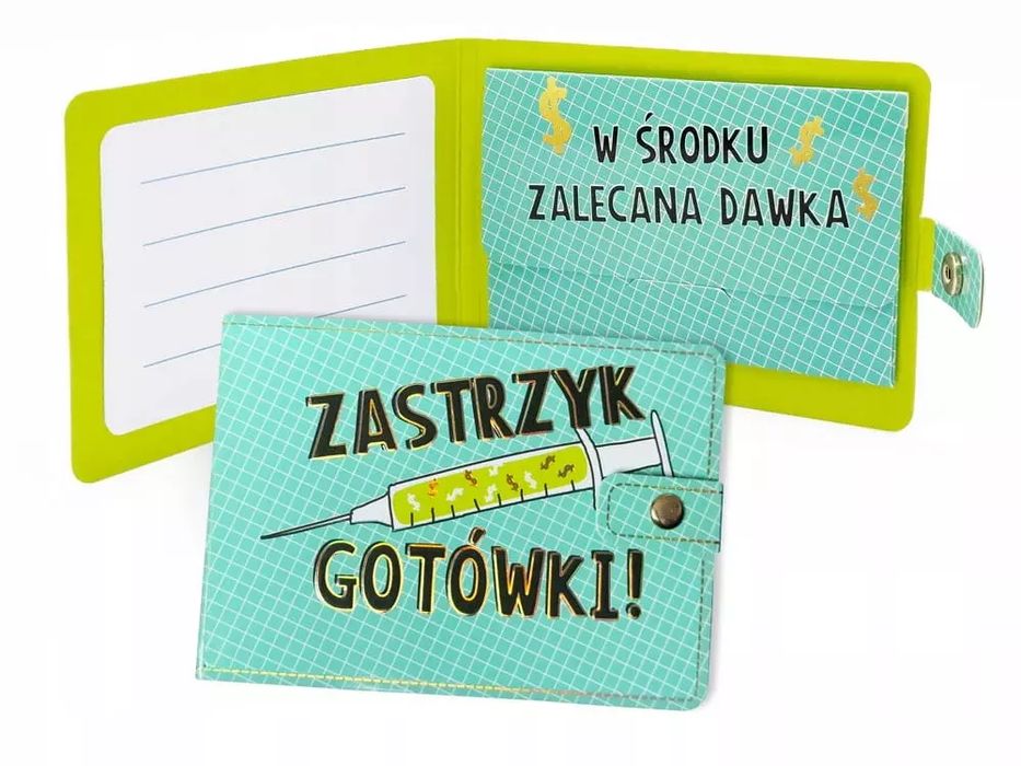 Portfelik POR-002 Zastrzyk gotówki. Kukartka