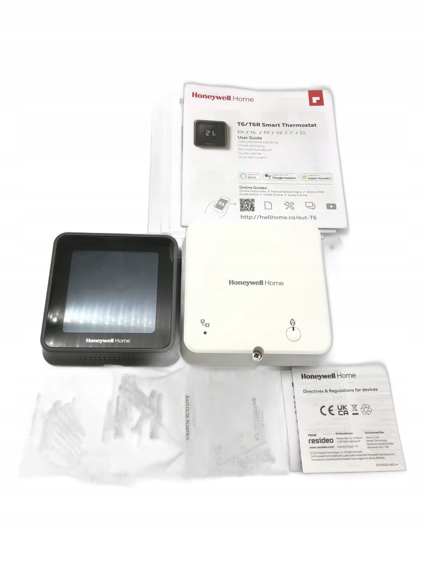 Honeywell Home T6 Smart Termostat WiFi z Geofencing i Alexa Google