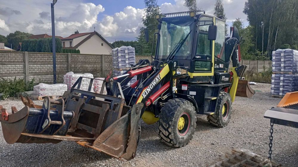 Koparko -ładowarka Kingway  o udźwigu 1600 kg