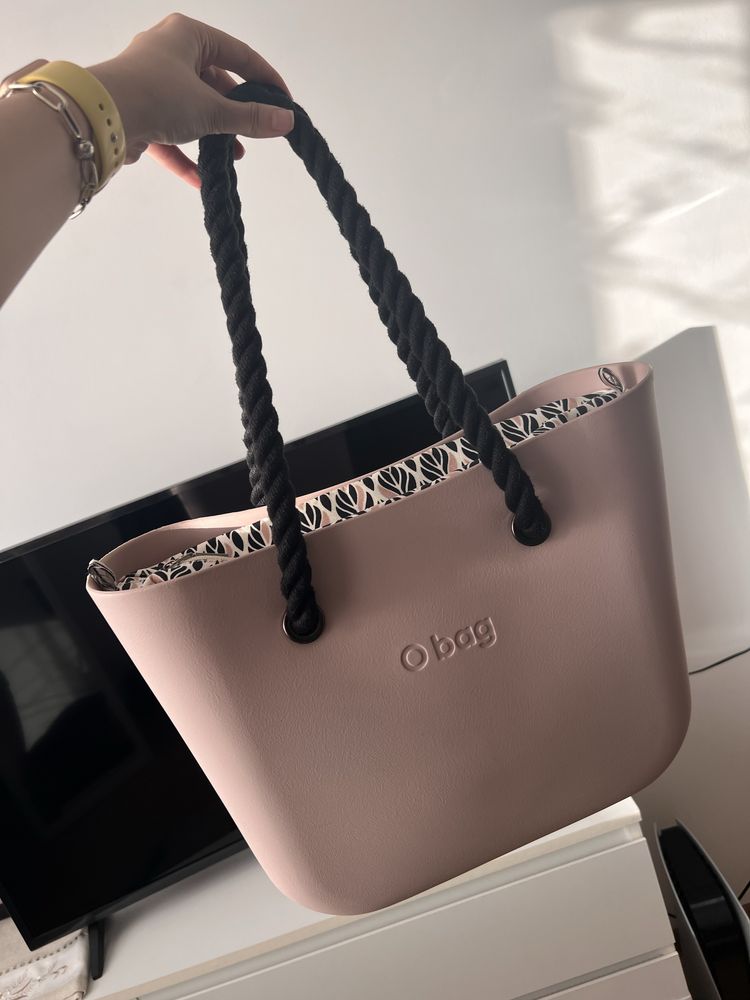 Оригінальна сумка O Bag classic рожевий дим